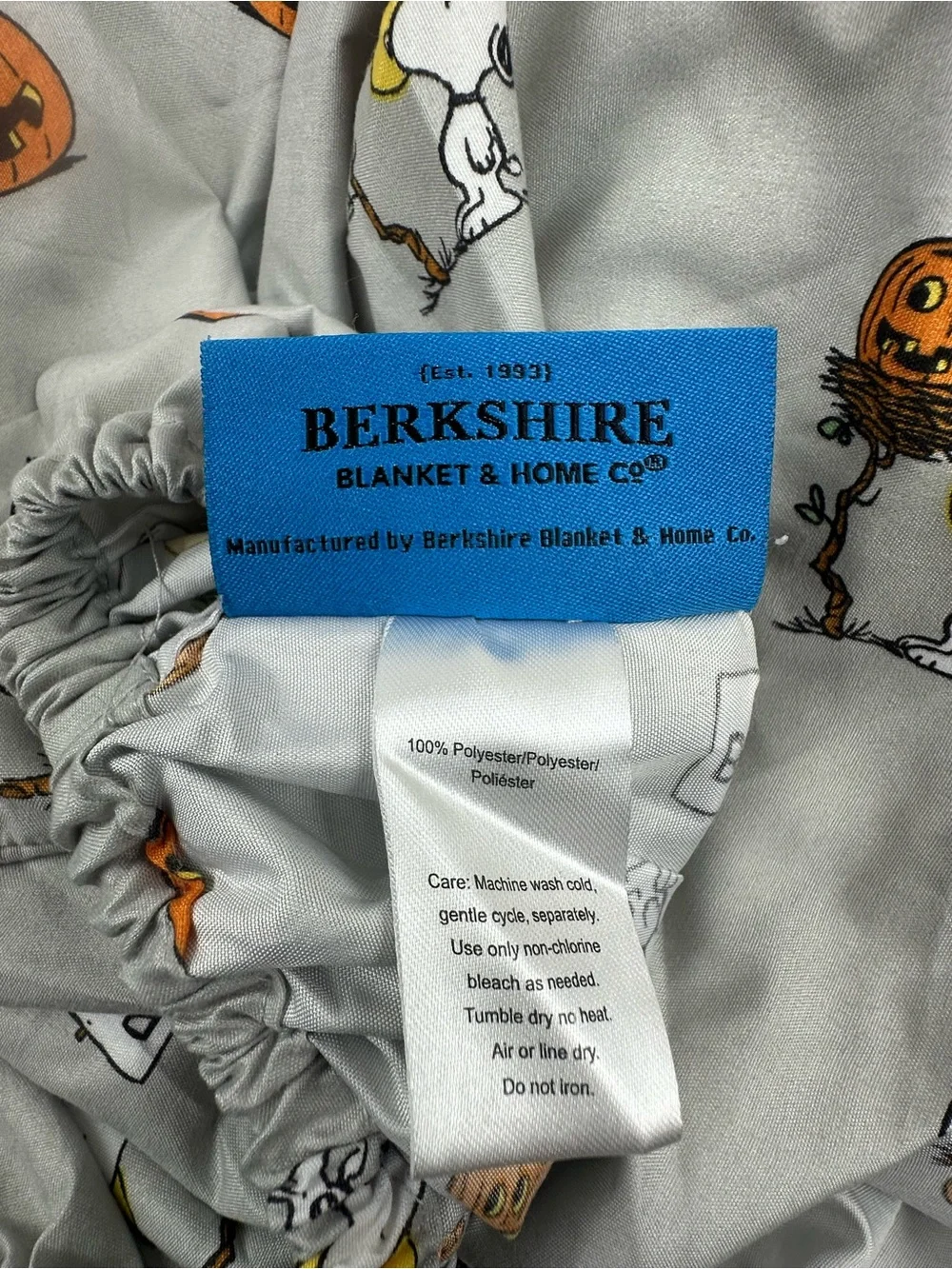 Peanuts Halloween Snoopy Sheet Set Queen